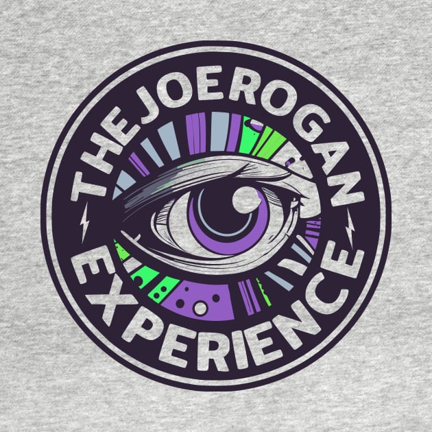 Trippy Eye Logo Art - Joe Rogan Experience Podcast Fan Art by TeeTrendz